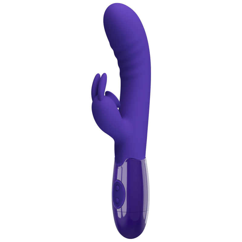 Вібратор Pretty Love Cerberus Licking Vibrator Blue