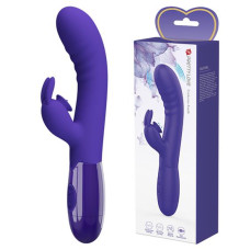 Вібратор Pretty Love Cerberus Licking Vibrator Blue