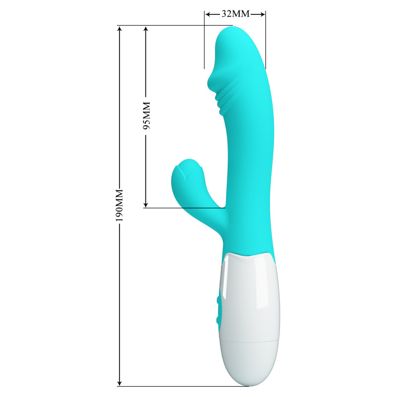Вибратор Pretty Love Snappy Turquoise