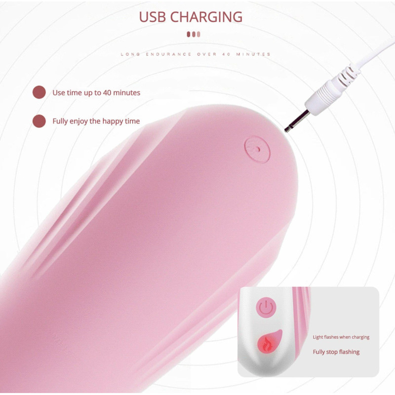 Вибратор B - Series Lyla Hannah USB Pink