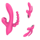 Вібратор Erospace Sweet Play Sucking Vibrator With Anal Beads A3