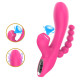 Вібратор Erospace Sweet Play Sucking Vibrator With Anal Beads A3