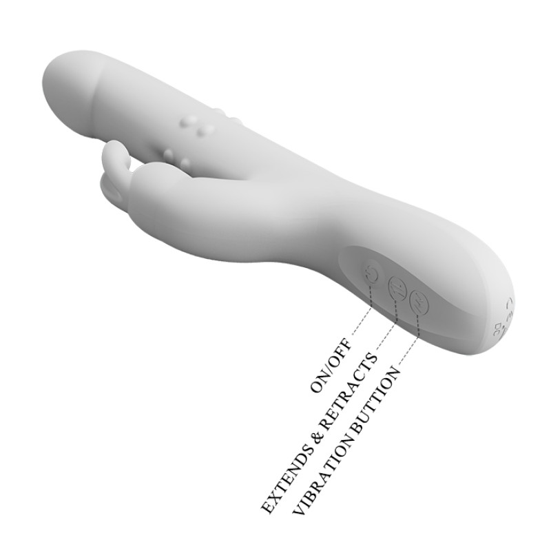 Вібратор Pretty Love Reese Vibrator White