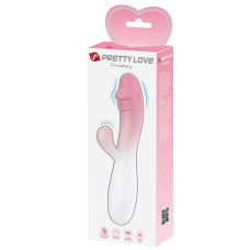 Вибратор Pretty Love Snappy White/Pink