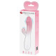 Вібратор Pretty Love Snappy White/Pink