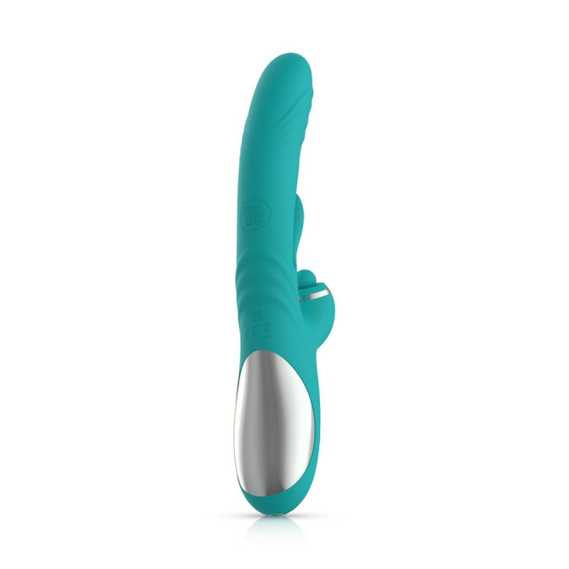 Вібратор-кролик Good Vibes Only - Lisa Thrusting Rabbit Vibrator with G-Spot Stimulator
