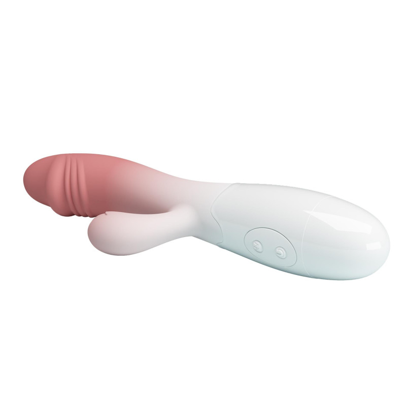 Вібратор Pretty Love Snappy White/Pink