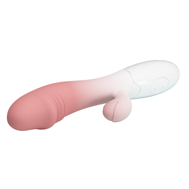 Вібратор Pretty Love Snappy White/Pink