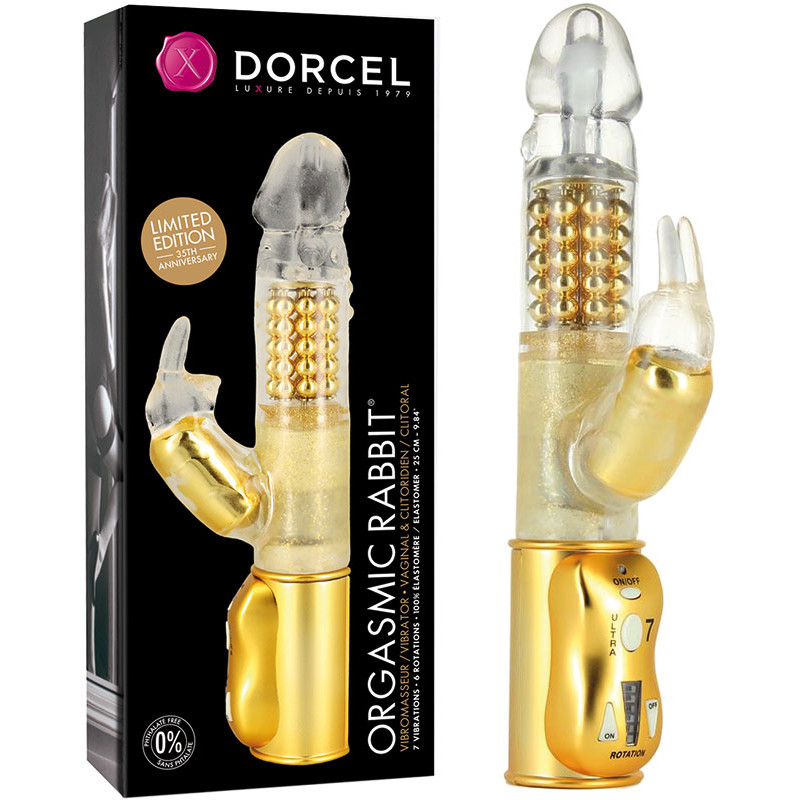 Вібратор Marc Dorcel Orgasmic Rabbit Золотий