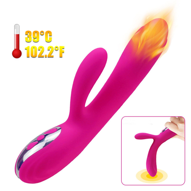 Вибратор B - Series Lyla Joker Heating Double Vibrating Massage Stick Fuchsia