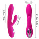 Вибратор B - Series Lyla Joker Heating Double Vibrating Massage Stick Fuchsia