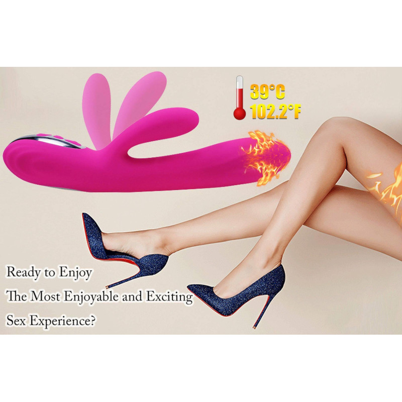 Вибратор B - Series Lyla Joker Heating Double Vibrating Massage Stick Fuchsia