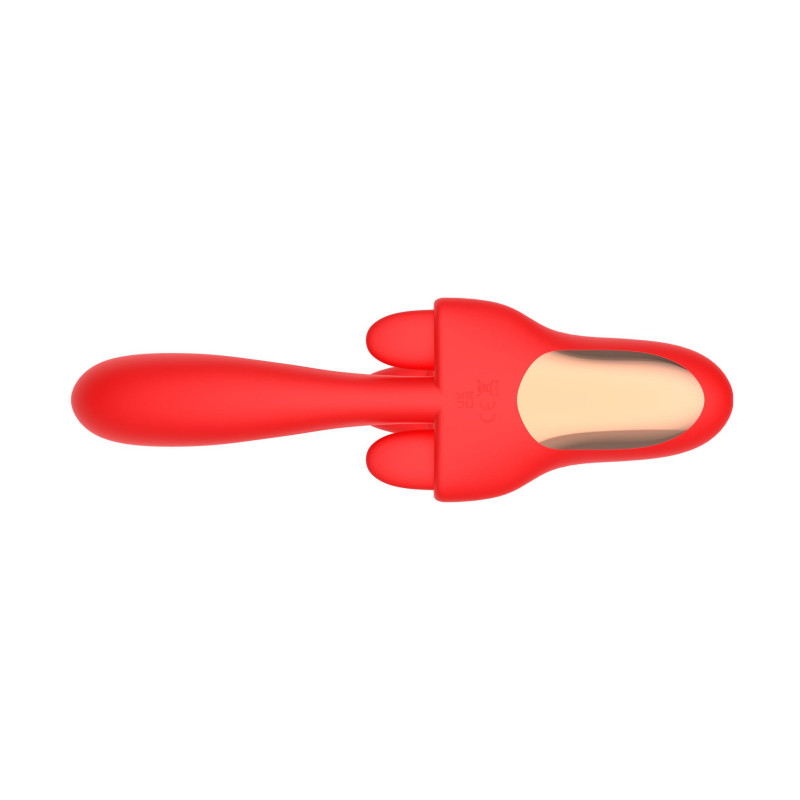 Вібратор B - Series Cute Triton Triple Licking Tongue Vibrator