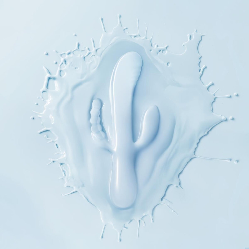 Вибратор-кролик Good Vibes Only - SAGE Triple Stimulation Vibe Soft Silicone - Blue