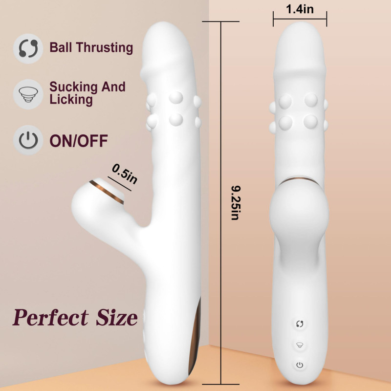 Вибратор B - Series Fox Silicone Vibrator 3 rotating, 7 licking functions