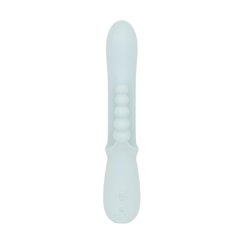 Вибратор-кролик Good Vibes Only - SAGE Triple Stimulation Vibe Soft Silicone - Blue