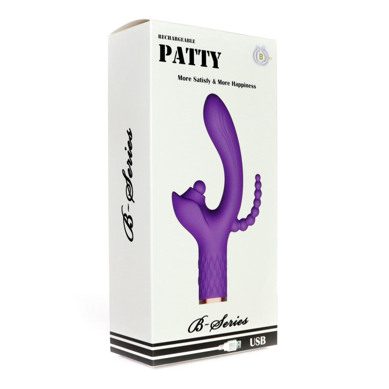 Вібратор B - Series Power Patty, 7 Vibration Functions, 7 Ball Tapping, USB