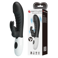 Вібратор Pretty Love Naughty Bunny Vibrator Black