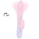 Вибратор B - Series Fox Silicone Vibrator USB 7 Function and Thrusting Function / Heating Pink