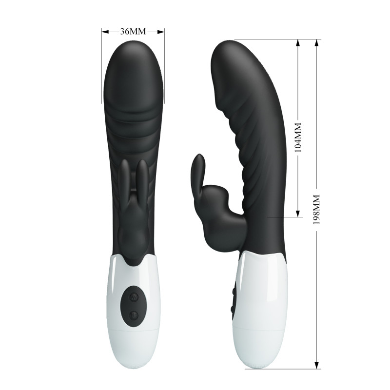 Вибратор Pretty Love Naughty Bunny Vibrator Black