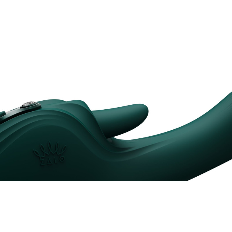 Вібратор-кролик Zalo Ares Turquoise Green