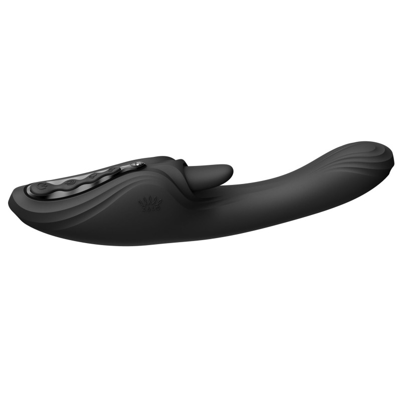 Вібратор-кролик Zalo Ares Obsidian Black