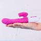 Вибратор B - Series Fox Silicone Vibrator USB 7 Function and Thrusting Function / Heating Purple