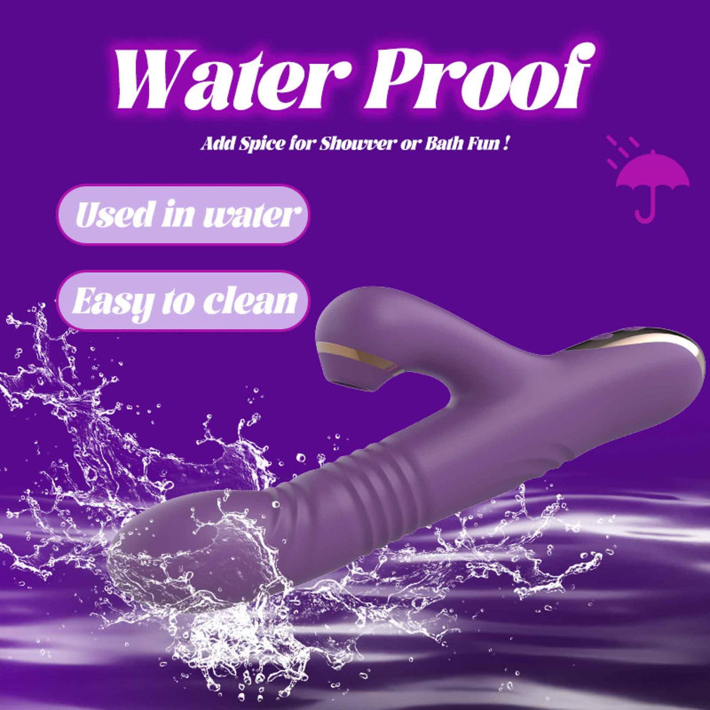 Вібратор B - Series Cute Luna Suction Thrusting G-Spot Massager