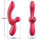 Вібратор Erospace Sweet Play G-Spot & Critoral Flappinng Vibrator A16