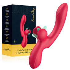 Вібратор Erospace Sweet Play G-Spot & Critoral Flappinng Vibrator A16