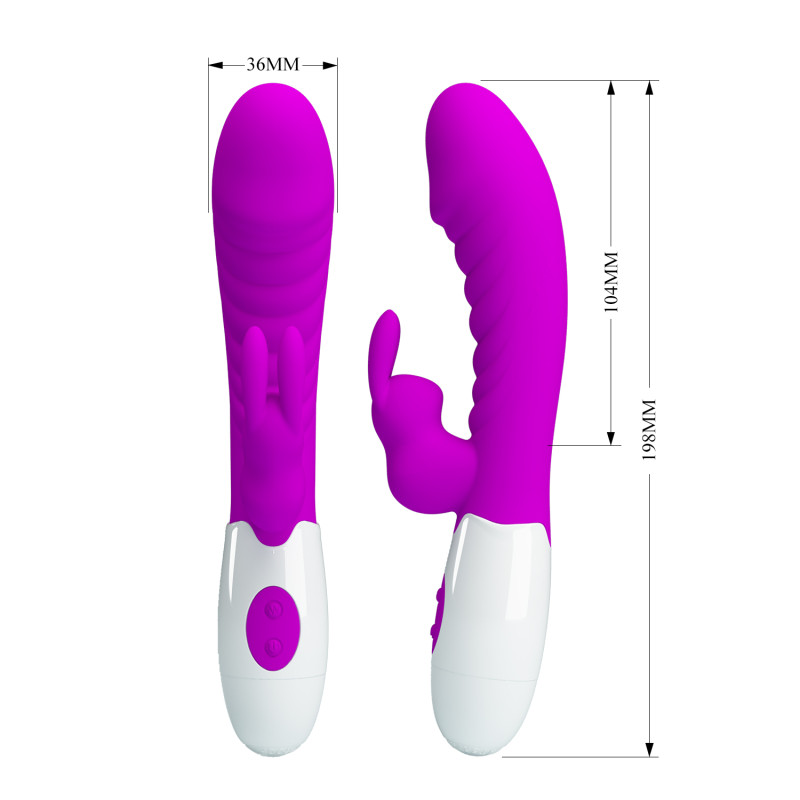 Вібратор Pretty Love Naughty Bunny Vibrator Purple