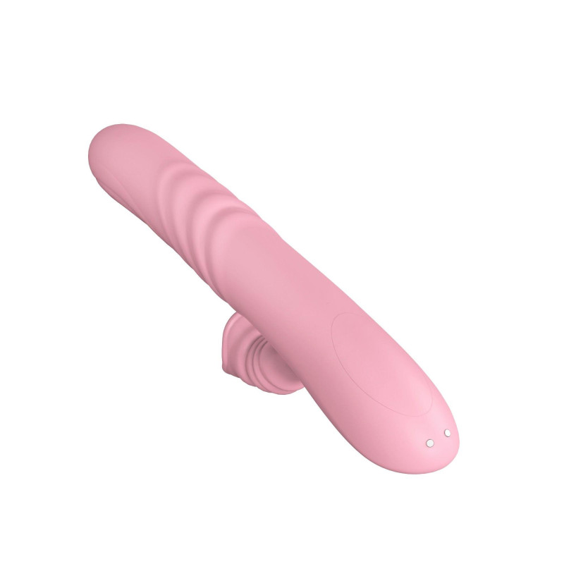 Вібратор B - Series Lyla Angelia, USB 3 Functions Of Thrusting, 20 Vibrations Flesh