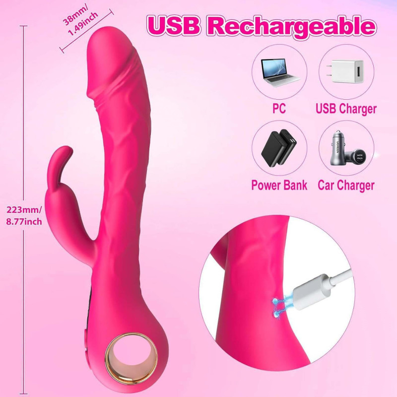 Вибратор B - Series Cute Rabbit G-Spot & Clitoral Dual Stimulation Vibrator
