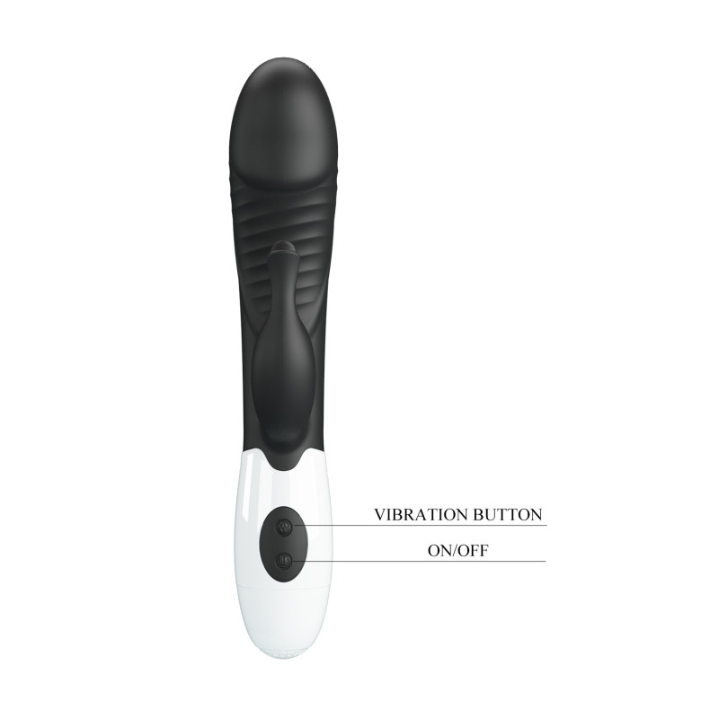 Вібратор Pretty Love Rasmussen Dual Vibrator Black