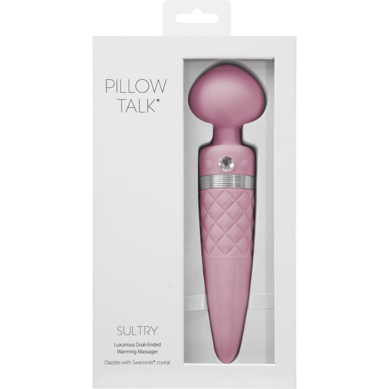 Вибромассажер 2-в-1 PILLOW TALK Sultry Розовый