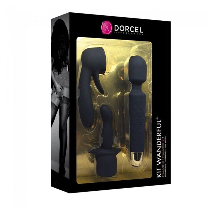 Вібромасажер Marc Dorcel Kit Wanderful з насадками