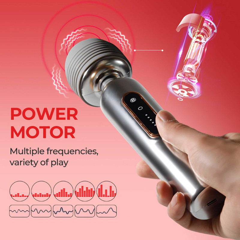 Вибромассажер B - Series Cute Wand Massagers Shining Metallic Luster