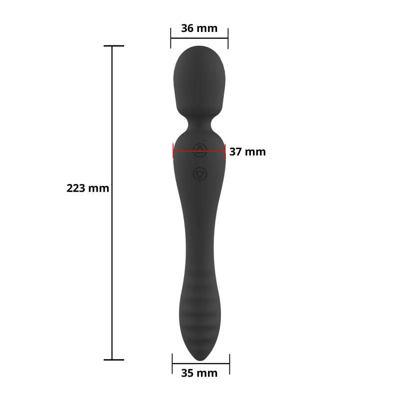 Вібратор Erospace Sweet Play Wand & Vibrator 2in1 A8