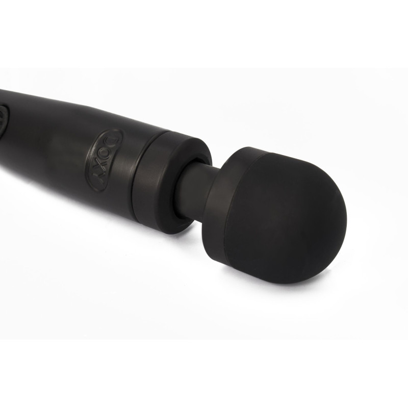 Вібромасажер DOXY Die Cast 3 Matt Black, дуже потужний, живлення 220В, металевий корпус