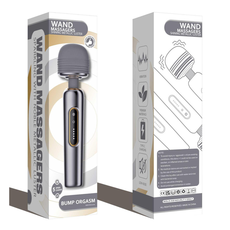 Вибромассажер B - Series Cute Wand Massagers Shining Metallic Luster