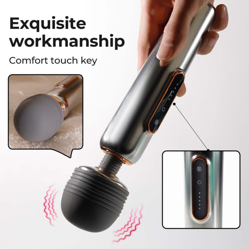 Вибромассажер B - Series Cute Wand Massagers Shining Metallic Luster