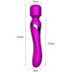 Вібромасажер B - Series Fox Silicone Dual Massager, USB, 7+7 Function, Purple