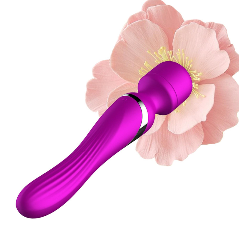 Вібромасажер B - Series Fox Silicone Dual Massager, USB, 7+7 Function, Purple