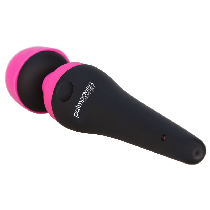 Вибромассажер PalmPower Recharge Pink, перезаряжаемый, гибкая головка, тревел-замок