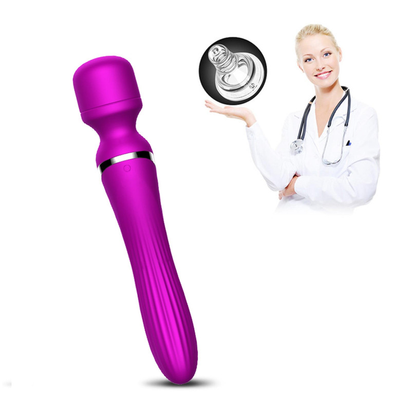 Вібромасажер B - Series Fox Silicone Dual Massager, USB, 7+7 Function, Purple