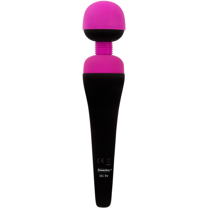 Вибромассажер PalmPower Recharge Pink, перезаряжаемый, гибкая головка, тревел-замок