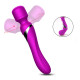 Вібромасажер B - Series Fox Silicone Dual Massager, USB, 7+7 Function, Purple
