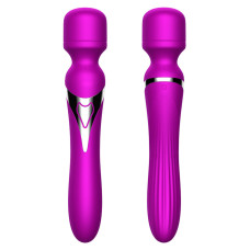Вібромасажер B - Series Fox Silicone Dual Massager, USB, 7+7 Function, Purple