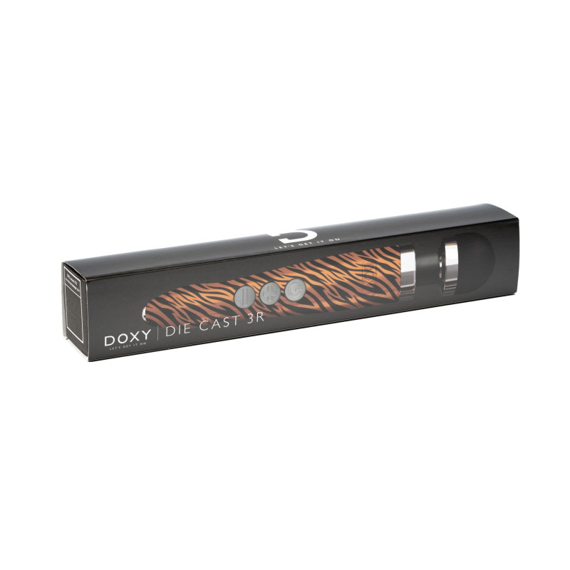 Вибромассажер DOXY Die Cast 3R-TIGER, очень мощный, перезаряжаемый, металлический корпус