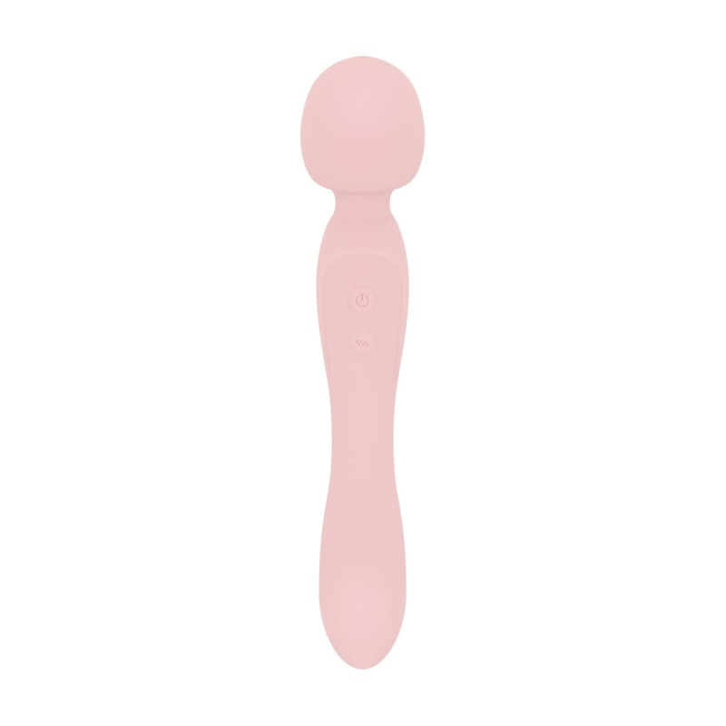 Вибромассажер Good Vibes Only - SIMI Double-Sided Wand Vibrator Soft Silicone - Pink